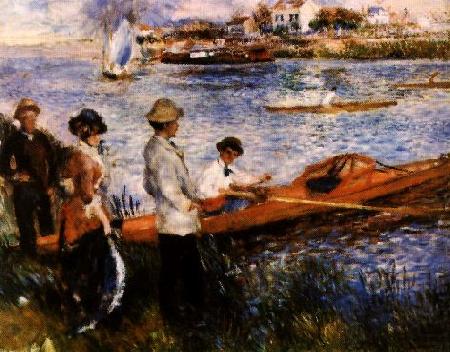 Oarsmen at Chatou, Pierre Renoir